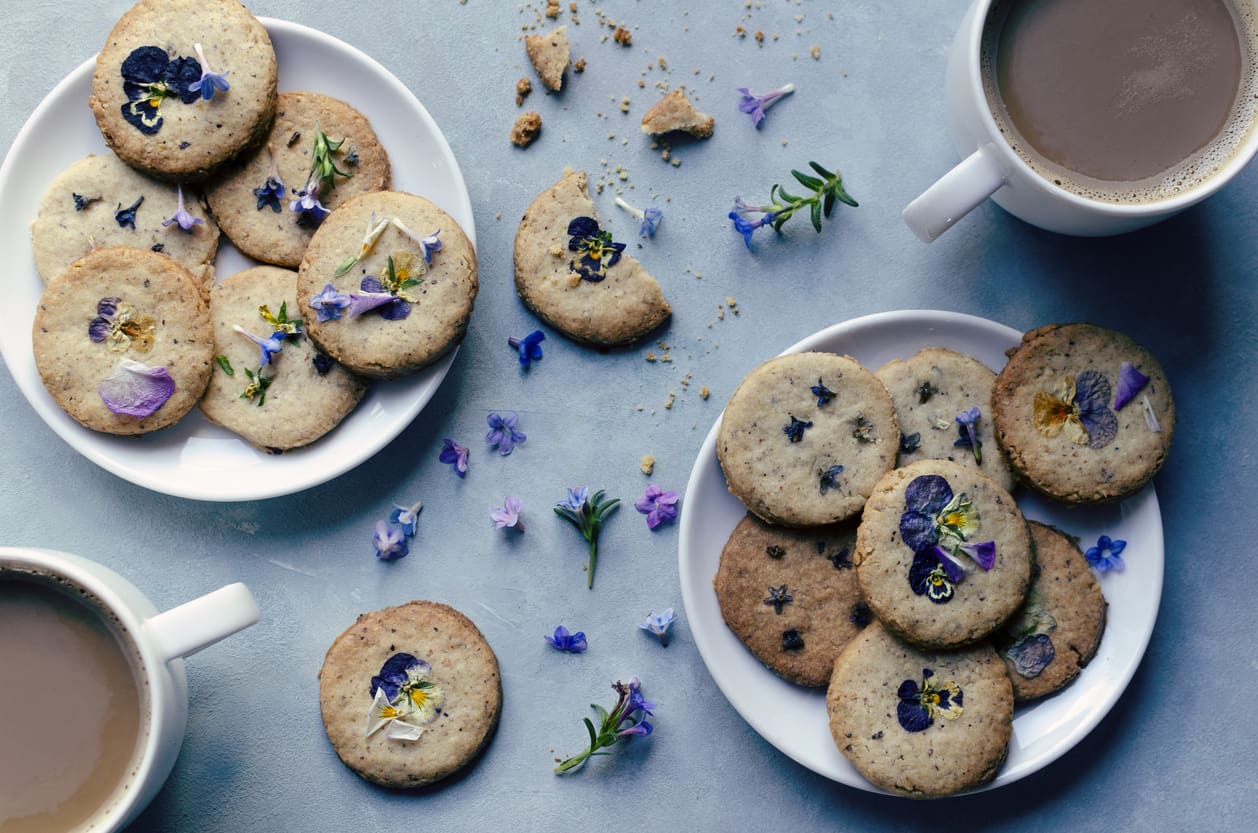 edible flower recipes
